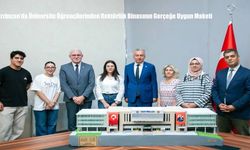 Erzincan’da Üniversite Öğrencilerinden Rektörlük Binasının Gerçeğe Uygun Maketi