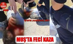 Muş’ta lise mevkiinde trafik kazası: Yaralılar var