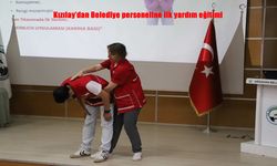Ardahan’da Belediye Personeline Kızılay’dan Hayat Kurtaran İlk Yardım Eğitimi!