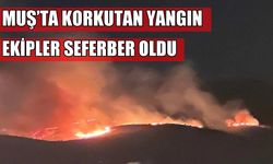 Muş’ta korkutan yangın: Ekipler seferber oldu
