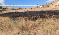 Tunceli Hozat’ta Ekili Arazide Çıkan Yangın Ekiplerin Müdahalesiyle Söndürüldü