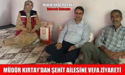 Muş Aile ve Sosyal Hizmetler Müdürü Kırtay, şehit evinde: Ailesine sahip çıkmak asli görevimiz