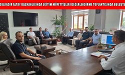 Muş'ta eğitim müfettişleri, değerlendirme toplantısında buluştu