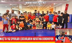 Geleceğin şampiyon sporcuları Muş'ta yetişiyor