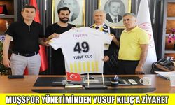 Muşspor yönetiminden Gençlik ve Spor İl Müdürü Kılıç’a teşekkür ziyareti