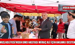 Muş Adliyesi’nde DMD hastası Miraç Ali için kermes düzenlendi