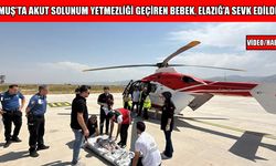 Muş'ta ambulans uçak dokuz aylık bebek için havalandı