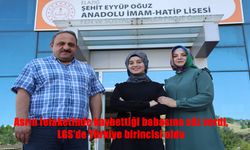 Asrın felaketinde kaybettiği babasına söz verdi, LGS'de Türkiye birincisi oldu