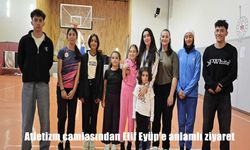Atletizm camiasından Elif Eyüp’e anlamlı ziyaret