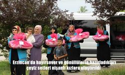 Sevgiyle Hazırlanan Çeyiz Setleri Genç Kızların Yüzünü Güldürdü