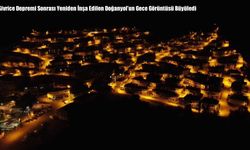 Sivrice Depremi Sonrası Yeniden İnşa Edilen Doğanyol’un Gece Görüntüsü Büyüledi