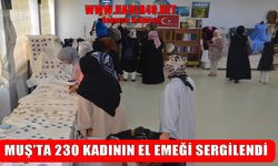 Muş’ta ADEM kursiyerleri el emeklerini sergiledi