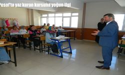 Posof’ta Yaz Kur’an kursuna yoğun ilgi