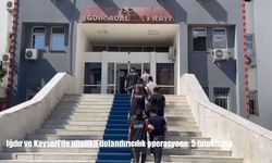 Iğdır ve Kayseri’de Dolandırıcılık Şebekesine Eş Zamanlı Baskın