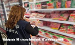 Malatya’da 152 İşletmeye Denetim: 59’unun Ruhsatı İhlal Edildi