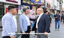 Vali Koç, Cumhuriyet ve Kağızman Caddesi'nde Esnafla Buluştu
