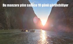 Kemaliye’deki Karanlık Kanyonda mest eden gün batımı