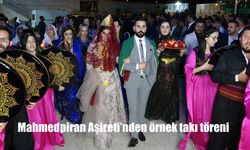 Aşiret düğününde paralar zarfa konulup sandığa atıldı