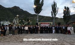Oltu Adliyesinde Görev Yeri Değişen Hakim ve Savcılara Duygusal Veda