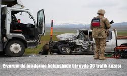 Erzurum’da Haziran Ayında Jandarma Sorumluluk Bölgesinde 30 Yaralamalı Trafik Kazası Meydana Geldi
