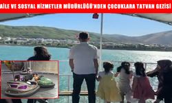 Muş’ta koruma altındaki çocuklar Tatvan’ı gezdi