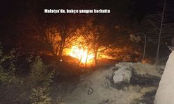 Malatya Darende’de Bahçe Yangını Korku Dolu Anlara Neden Oldu
