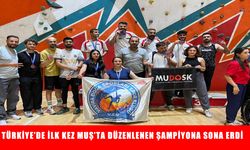 Türkiye'de ilk kez Muş'ta düzenlenen ‘Para Tırmanış Türkiye Şampiyonası’ sona erdi