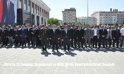 Kars’ta 15 Temmuz Anma Programları Başladı: Demokrasi Nöbetiyle Taçlanacak