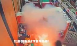 Bingöl’de Cep Telefonu Bataryası Tamir Sırasında Patladı: Güvenlik Kamerasına Yansıyan Dehşet Anları