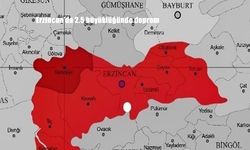 Erzincan Kemah’ta 2.5 Büyüklüğünde Deprem Meydana Geldi