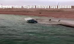 Keban Barajı’nda Şiddetli Rüzgar Faciası: Bağlanmayan Tekne Göz Açıp Kapayıncaya Kadar Battı