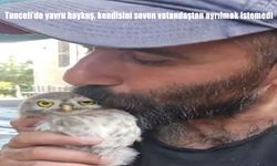 Tunceli’de Yavru Baykuş ile İnsanın Duygusal Dostluğu Sosyal Medyada Gönülleri Isıttı