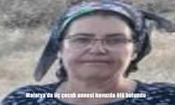 Malatya Darende’de üç çocuk annesi havuzda ölü bulundu