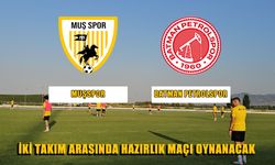 Muşspor hazırlık maçında Batman Petrolspor'la karşılaşacak