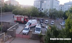 Bingöl’de apartman yangını korkuttu