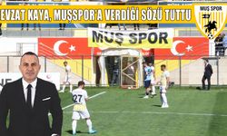 Nevzat Kaya şampiyonluk sözünü tuttu: Muşspor'a 10 milyon TL bağış