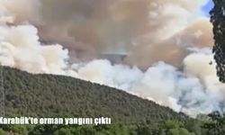 Karabük’te orman yangını: Alevler kontrol altına alınmaya çalışılıyor