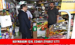 Varto Kaymakamı Işık’tan esnaf ziyareti