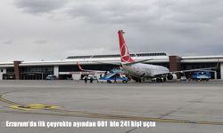 Erzurum Havalimanı’ndan 2025’in ilk yarım yılında 601 binin üzerinde yolcu uçtu