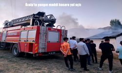 Özalp’te elektrik kontağından çıkan yangın evde büyük hasara yol açtı