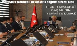 Aras Edaş’tan sektörel bir ilk: ISO 55001 sertifikalı ilk elektrik dağıtım şirketi oldu