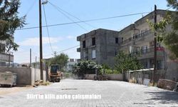 Siirt’te kilit parke çalışmaları