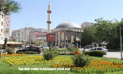 Van’da cadde ve kavşaklar 250 bin çiçekle renklendi