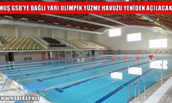 Muş Yarı Olimpik Yüzme Havuzu'nda kısa bir mola
