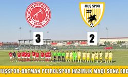 Muşspor ilk hazırlık maçına çıktı