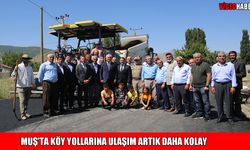 Eşmepınar’daki yol çalışmalarını inceleyen Muş Valisi Çakır: Köylerimizle merkez arasında fark kalmayacak