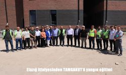 Elazığ itfaiyesinden TAMGAKUT’A yangın eğitimi