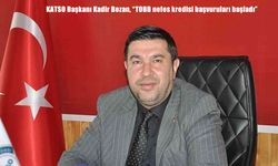 KATSO Başkanı Kadir Bozan, "TOBB nefes kredisi başvuruları başladı"