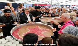 Erzincan’da 3 bin kişilik aşure ikramı