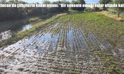 Erzincan’da sulama kanalı taştı, tarlalar sular altında kaldı: çiftçiler çözüm bekliyor